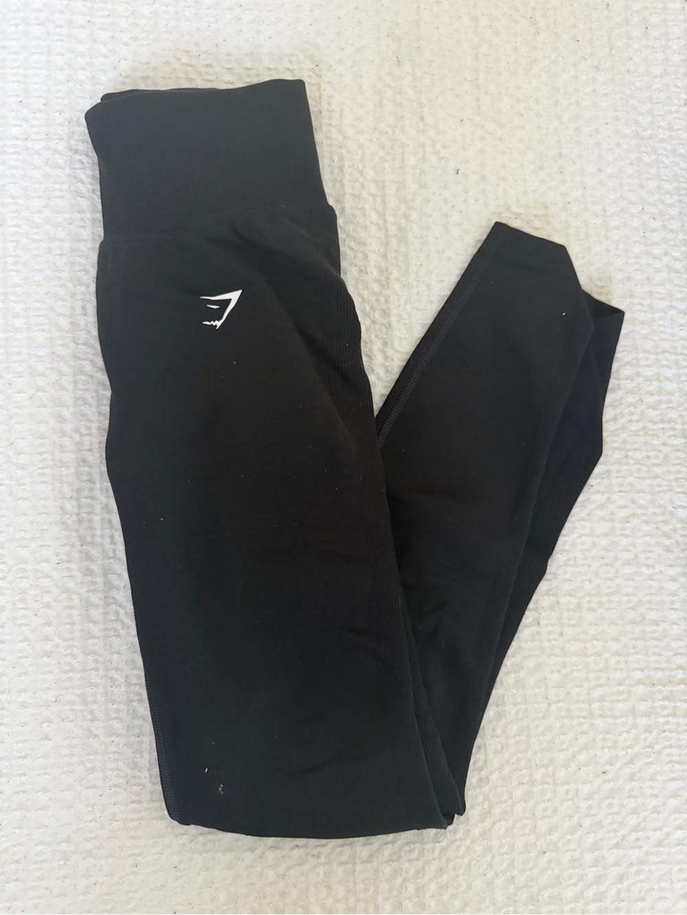 Gymshark Black Pullover Hoodie with Branded Care Tag
